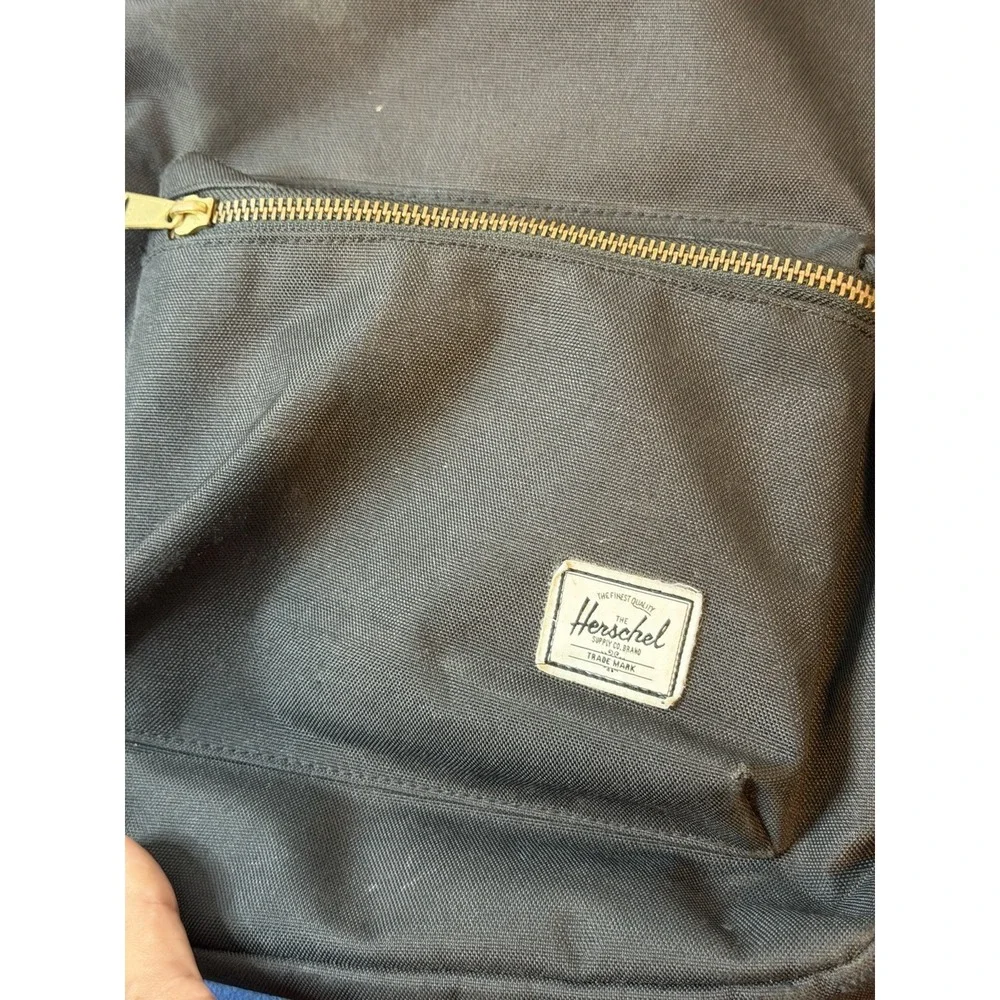 Herschel Supply Co Pop Quiz Backpack All Black School Bag Mens Unisex